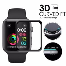 Miếng dán cường lực 3D full màn hình cho Apple Watch 42mm (Applea iWatch) độ cứng 9H bảo vệ tuyệt đối