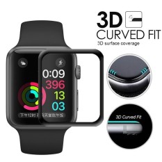 Miếng dán cường lực 3D full màn hình cho Apple Watch 38mm và 42mm (Applea iWatch) độ cứng 9H bảo vệ tuyệt đối