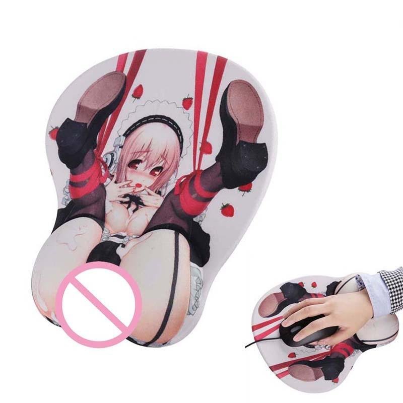 Bảng giá Hot Sexy 3D Fantasy Big Soft Breast Hip Silicone Mouse Pad  Japanese Anime - intl