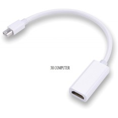 Mini Display Port DP Thunderbolt to HDMI Adapter Cable for iMAC Macbook PRO White – intl