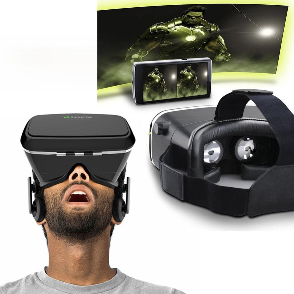 Moonar 3D VR SHINECON Hộp Kính Thực Tế Ảo Thực Tế Ảo cho Điện Thoại Thông Minh-quốc tế