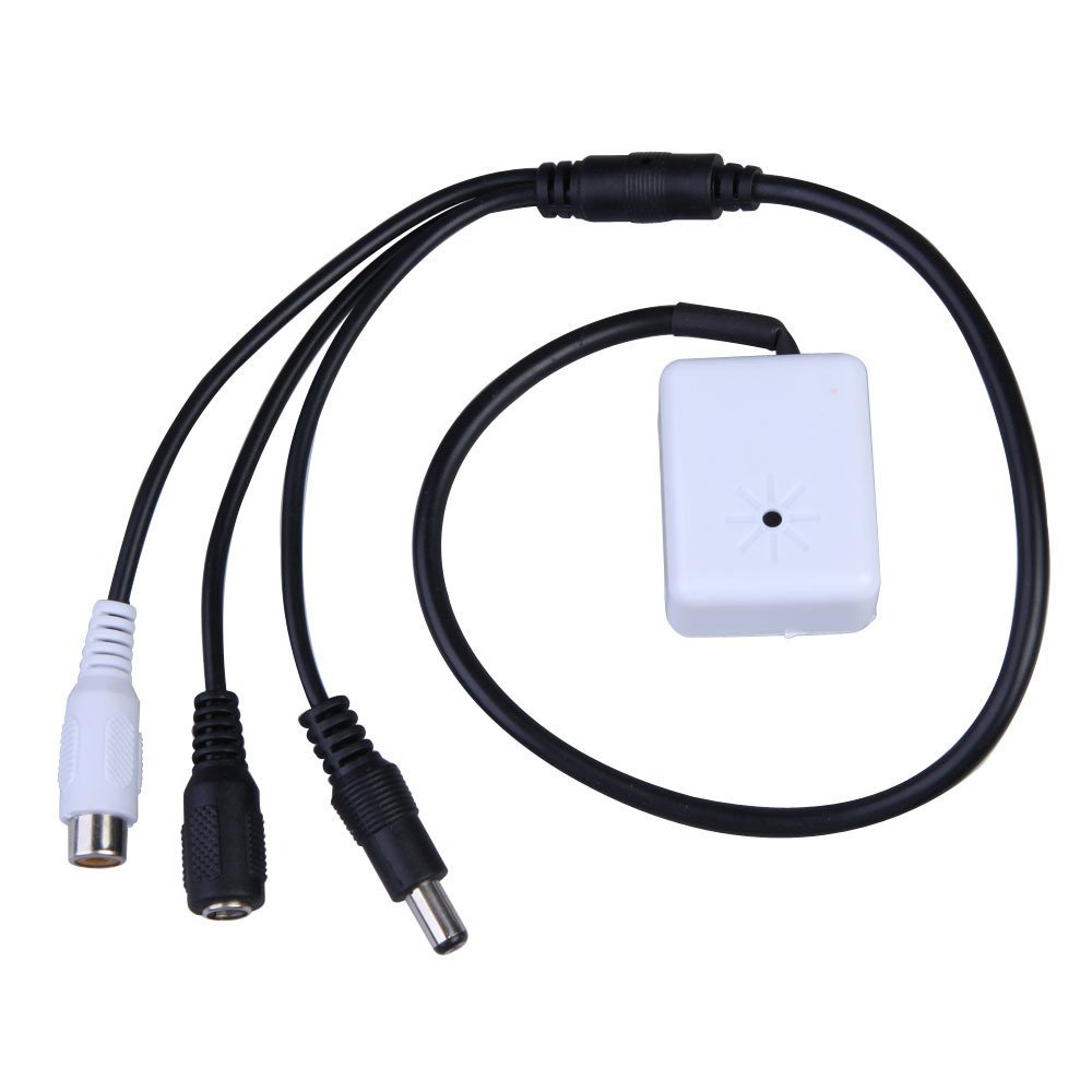 Mới CAMERA QUAN SÁT Mic Âm Thanh cách Cầm Máy Thoại Âm Thanh An Ninh-Màu Trắng-intl