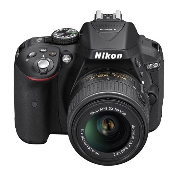 Nikon D5300 24.4MP với Lens kit AF-S DX Nikkor 18-55mm F3.5-5.6G VR II (Đen) chính hãng VIC