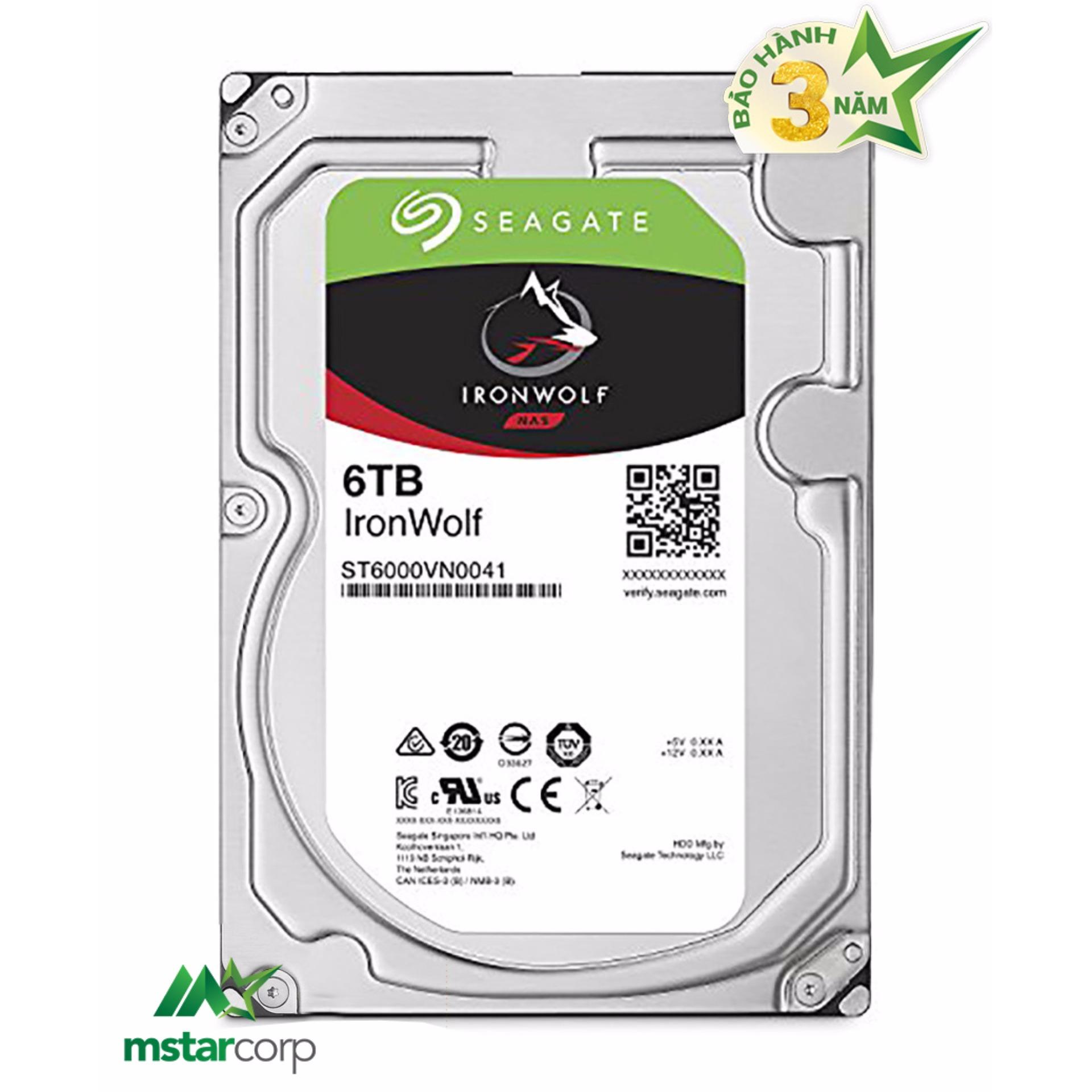 Ổ Cứng HDD NAS Seagate IronWolf 6TB - ST6000VN0041