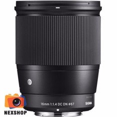 Ống kính Sigma 16mm f/1.4 DC DN cho máy ảnh Crop Sony ngàm E