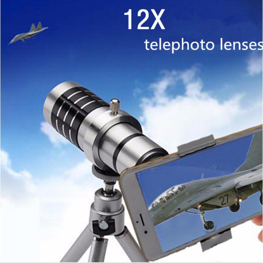 Ống kính zoom xa đa năng 12x Tele Lens Kit cho điện thoại Giá Tốt + Tặng kính bơi trẻ...