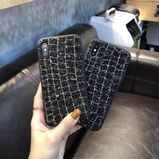 ỐP lưng sang chảnh đính đá dành cho IP 7 plus 8 plus(màu đen trắng) + tặng kèm 1 kính cường lực cao cấp cùng loại