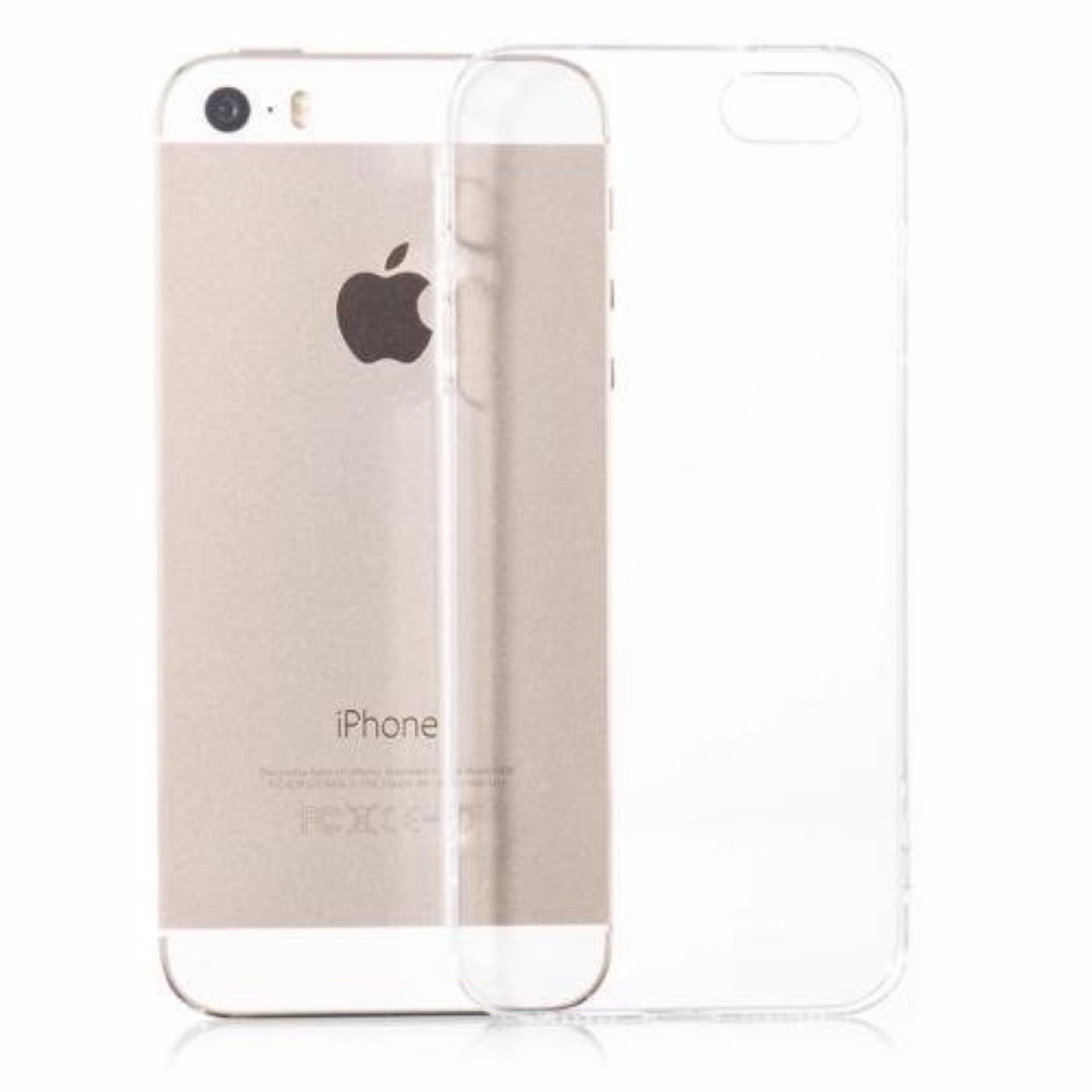 Ốp lưng silicon dẻo cho iPhone 5 5S SE (Trong suốt)