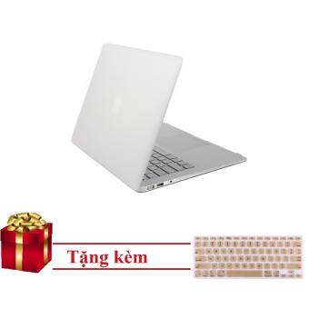 Ốp lưng trong suốt transparent cho Macbook Air 11.6 inch cao cấp Tặng miếng lót bàn phím  