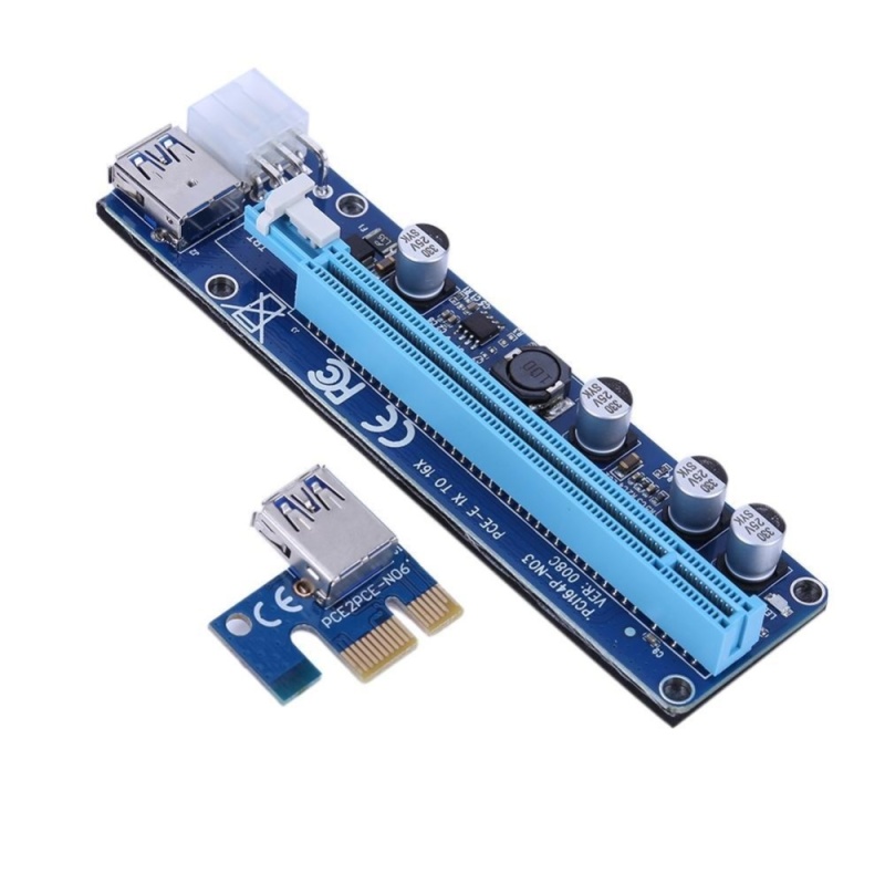 Bảng giá PCI-E 1X TO 16X 008C USB 3.0 Wire Square 6PIN Wire (Blue) - intl Phong Vũ