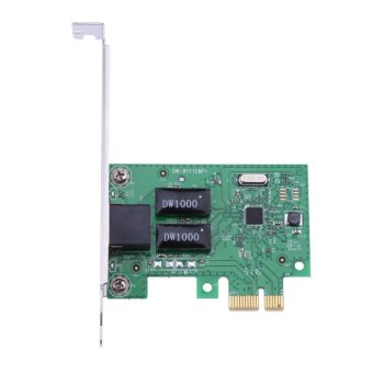 PCI-E X1 1000M RJ-45 Ethernet Cable Port Network Adapter Card for Desktop - intl  