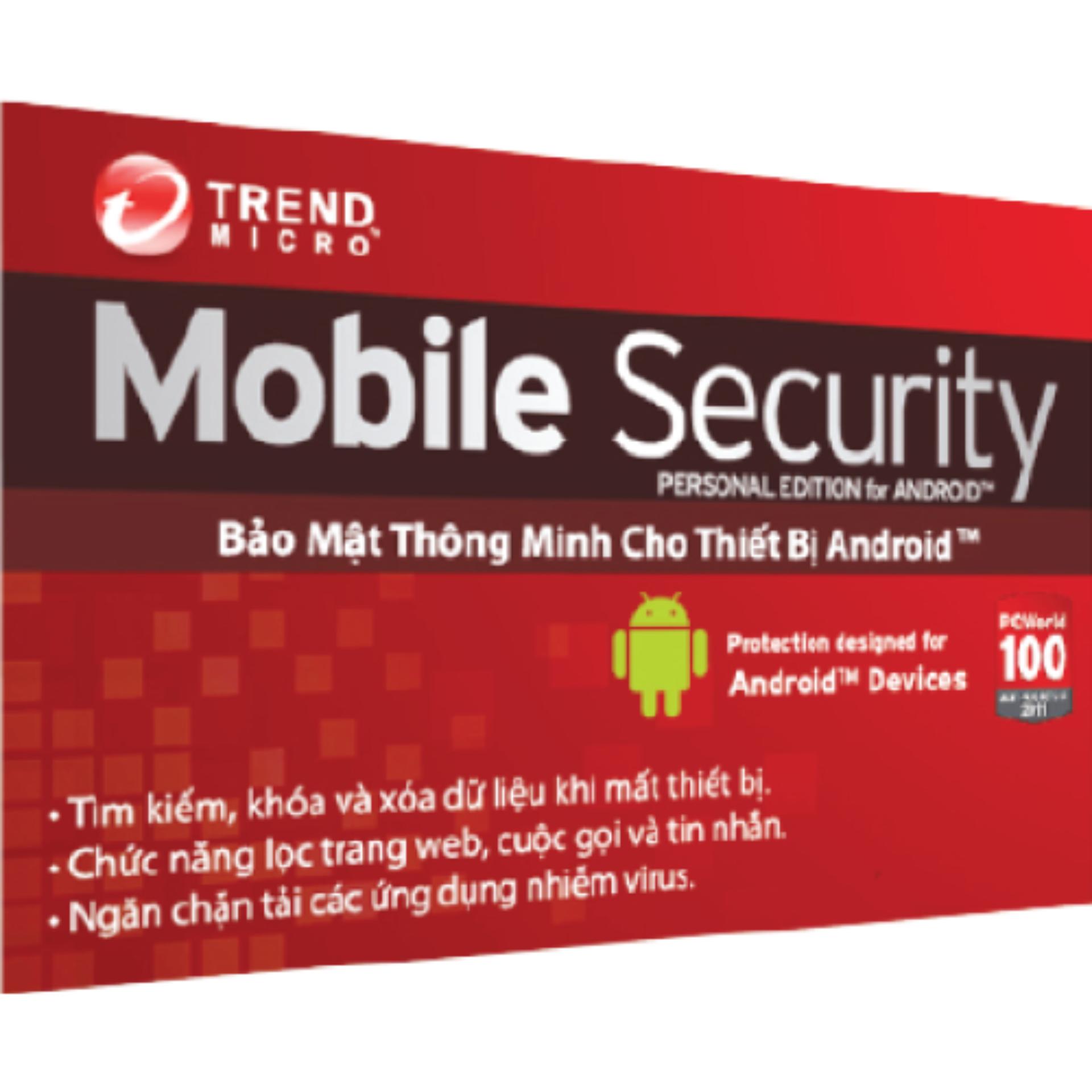 Phần mềm diệt virus Trend Micro Mobile Security Android/iOS/Winphone
