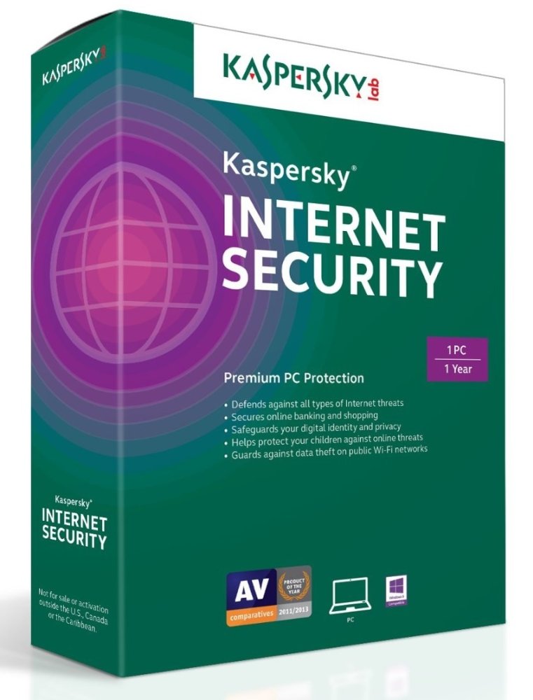 Phần mềm diệt VirusKaspersky Internet Sercurity (KIS) bản quyền 1 năm (Box)