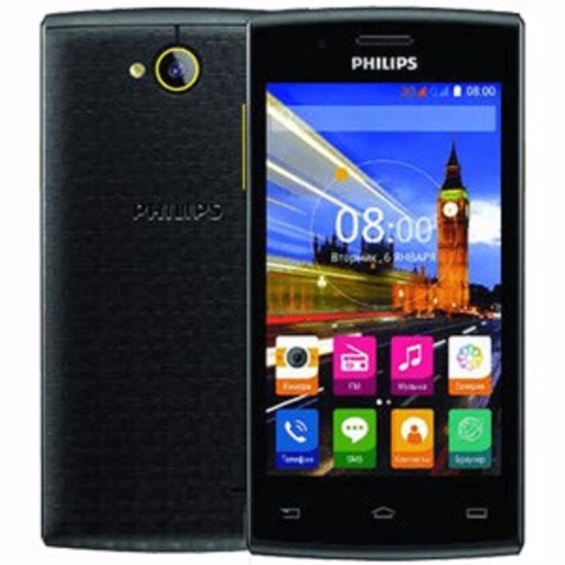 Philips S307 4GB 2 Sim (Đen Vàng) - Tặng 1 ốp lưng+ 1 miếng dán màn hình - Hàng chính hãng