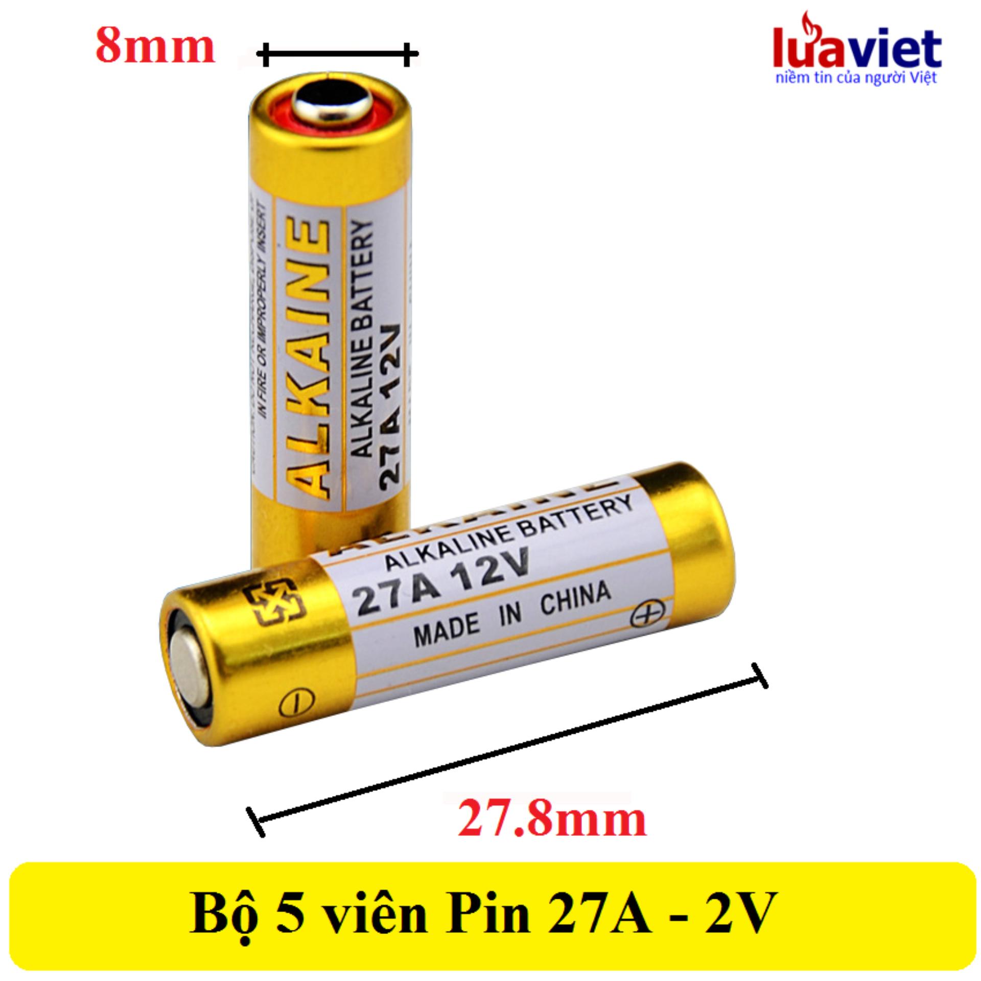 Pin LVTech AlKaline 27A - 12V (5 viên)