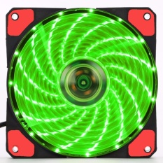 Quạt Case AgeCooler 120MM 15 Led siêu sáng (xanh lá)