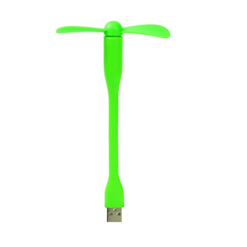 Bảng giá Quạt mini 2 cánh nguồn USB uốn dẻo (Xanh lá) Phong Vũ
