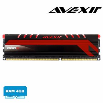 RAM máy tính DDR3 AVEXIR 4GB Bus 1600 Tản nhiệt - Có đèn Led (Đỏ)  