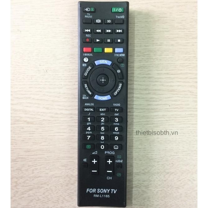 Remote Điều Khiển Tivi Sony, Dùng cho Tivi Sony có cùng dòng điều khiển với mã Model L1165, Bảo Hành...
