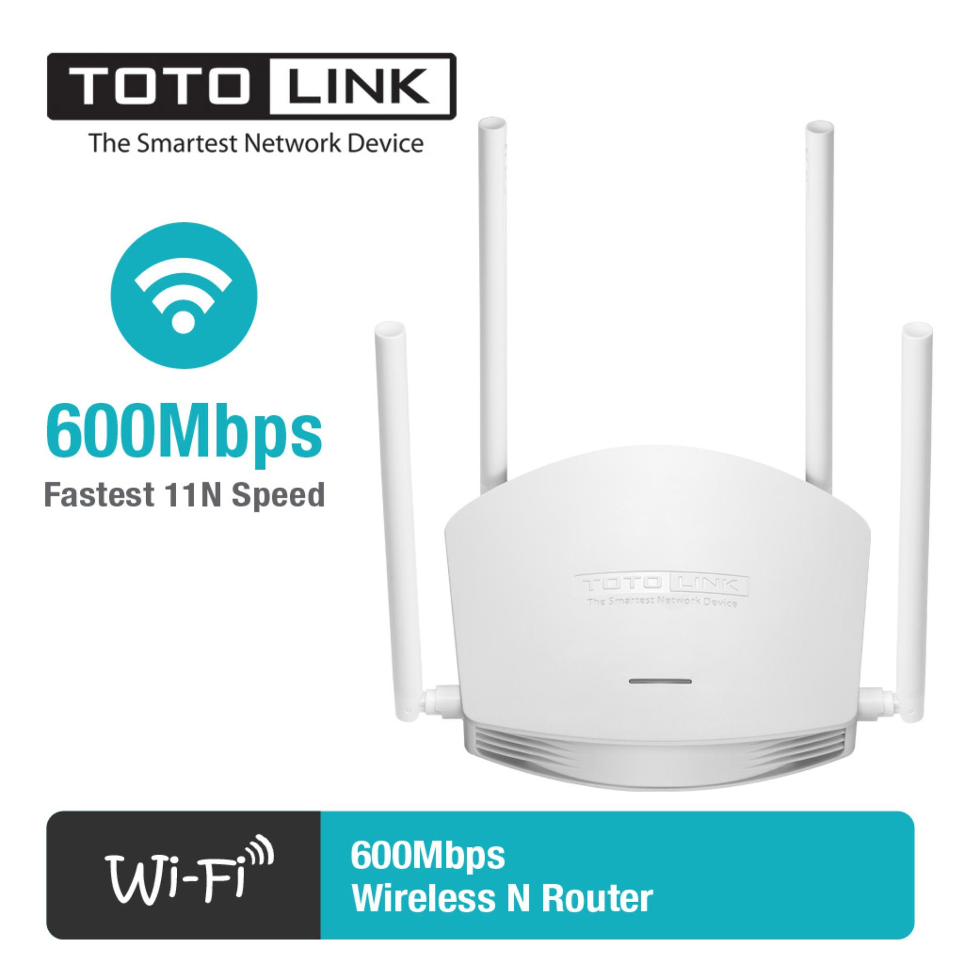 Router WiFi TOTOLINK 600Mbps N600R (Trắng)