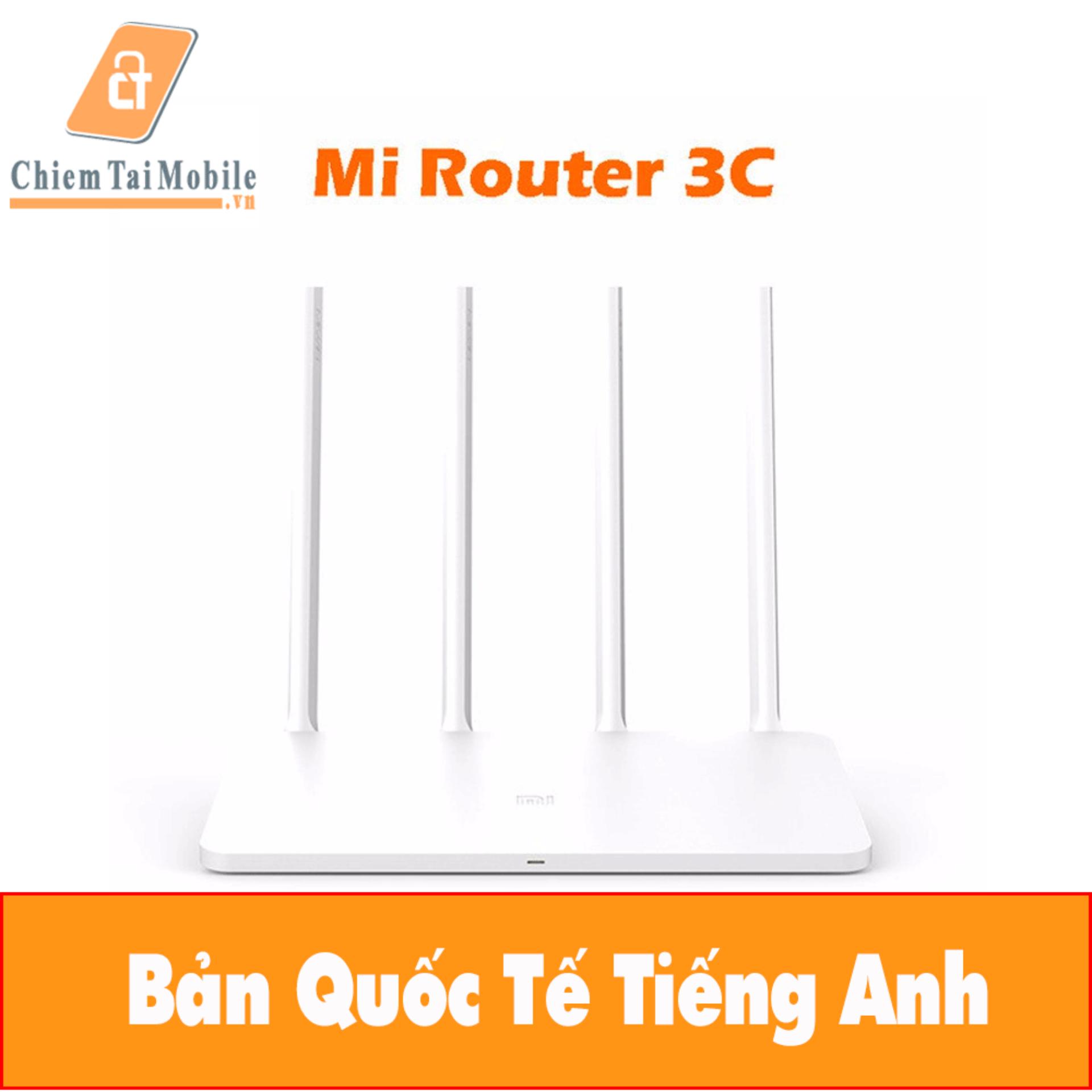 Router Wifi Xiaomi 4 anten Gen 3C ( Bản Quốc Tế Tiếng Anh)