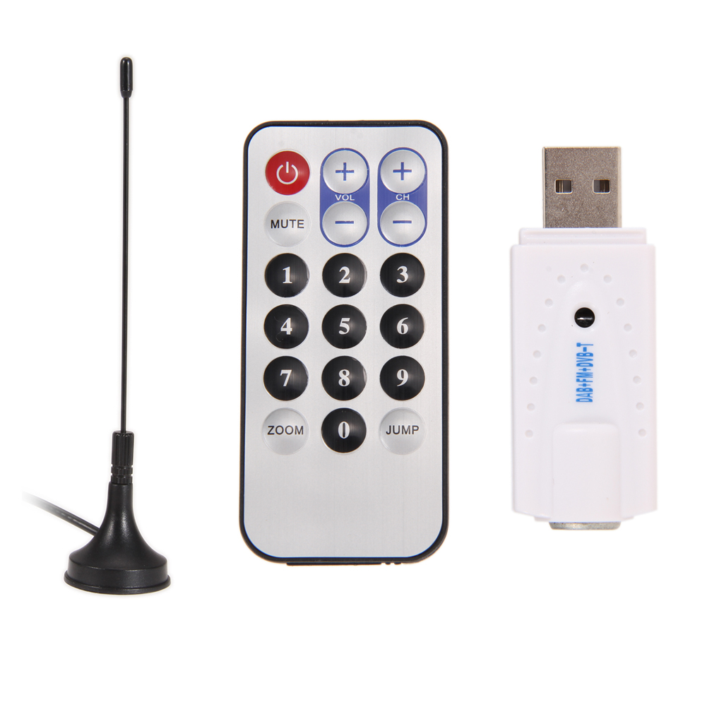 RTL-SDR FM + DAB DVB-T USB 2.0 TRUYỀN HÌNH Kỹ Thuật Số Dính RTL2832U R820T Bắt Sóng Thu-quốc tế