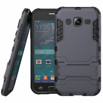 Giá ưu đãi Rugged TPU and PU Dual Layer Protective Hybrid Armor Case withKickstand for Samsung