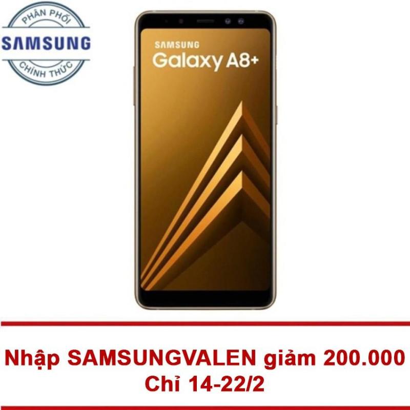 Samsung Galaxy A8+ 64Gb Ram 6Gb 6 (Vàng) - Hãng phân phối chính thức chính hãng