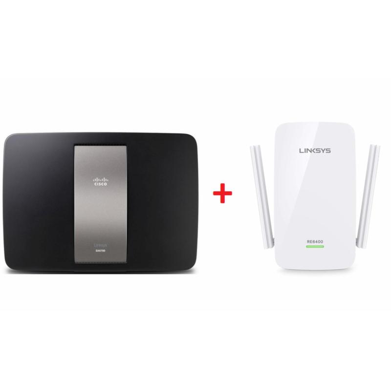 Bảng giá Siêu hot - Combo wifi linksys ea6700 kèm repeater linksys Re6400 tốc độ 1800 Mbps Phong Vũ