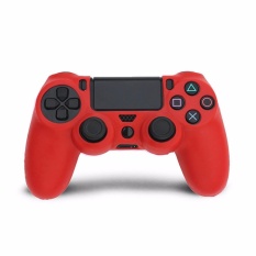 Giá Silicone Rubber Soft Skin Cover Case Protective Sleeve Case for PS4 Controller Grip Handle – intl