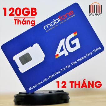 SIM 3G / 4G Mobifone Tặng 120GB/Tháng  