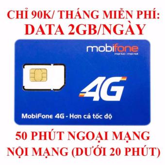 SIM 4G MOBIPHONE NGHE GỌI DATA 60GB  