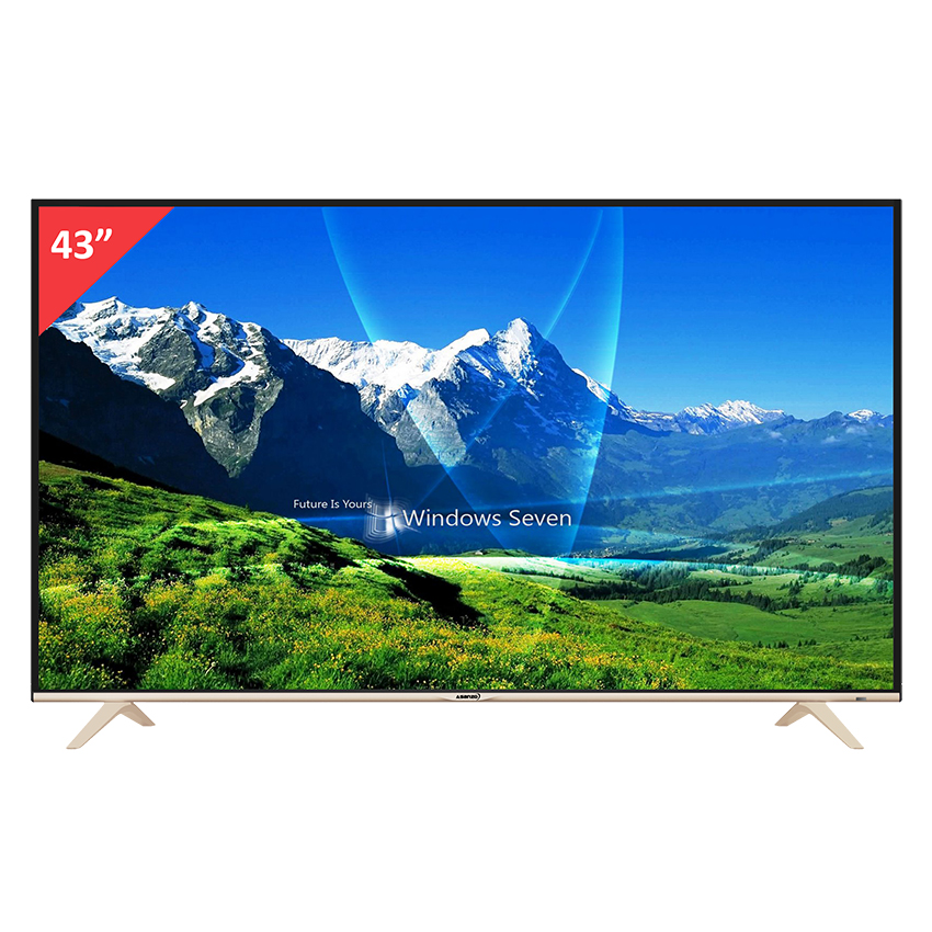 Smart Tivi ASANZO 43 inch Full HD – Model 43AS500 (Đen) - Hãng phân phối chính thức