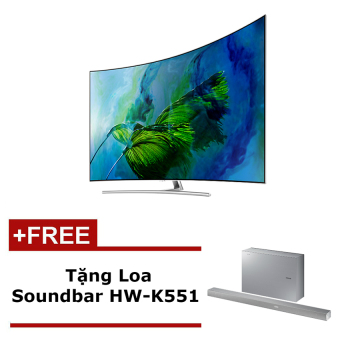 Kết quả hình ảnh cho site:lazada.vn Smart TV QLED màn hình cong Samsung 65inch 4K
