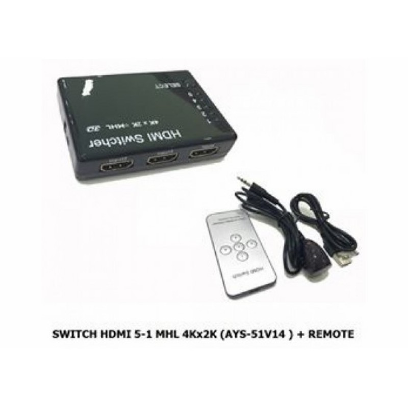Bảng giá SWITCH HDMI 5-1 MHL 4KX2K (AYS - 51V14) Phong Vũ