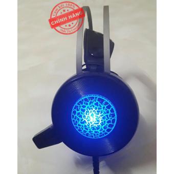 Tai nghe chuyên Game siêu trâu Qinlian A6 - Mẫu mới đèn led xanh (đen)  