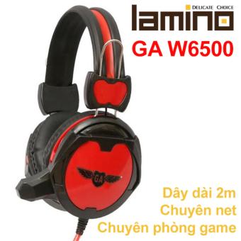 Tai nghe game thủ Lamino GA W6500 (Đỏ)  