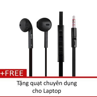 Tai nghe nhét tai BYZ S389 (Đen) Tặng quạt chuyên dụng cho laptop