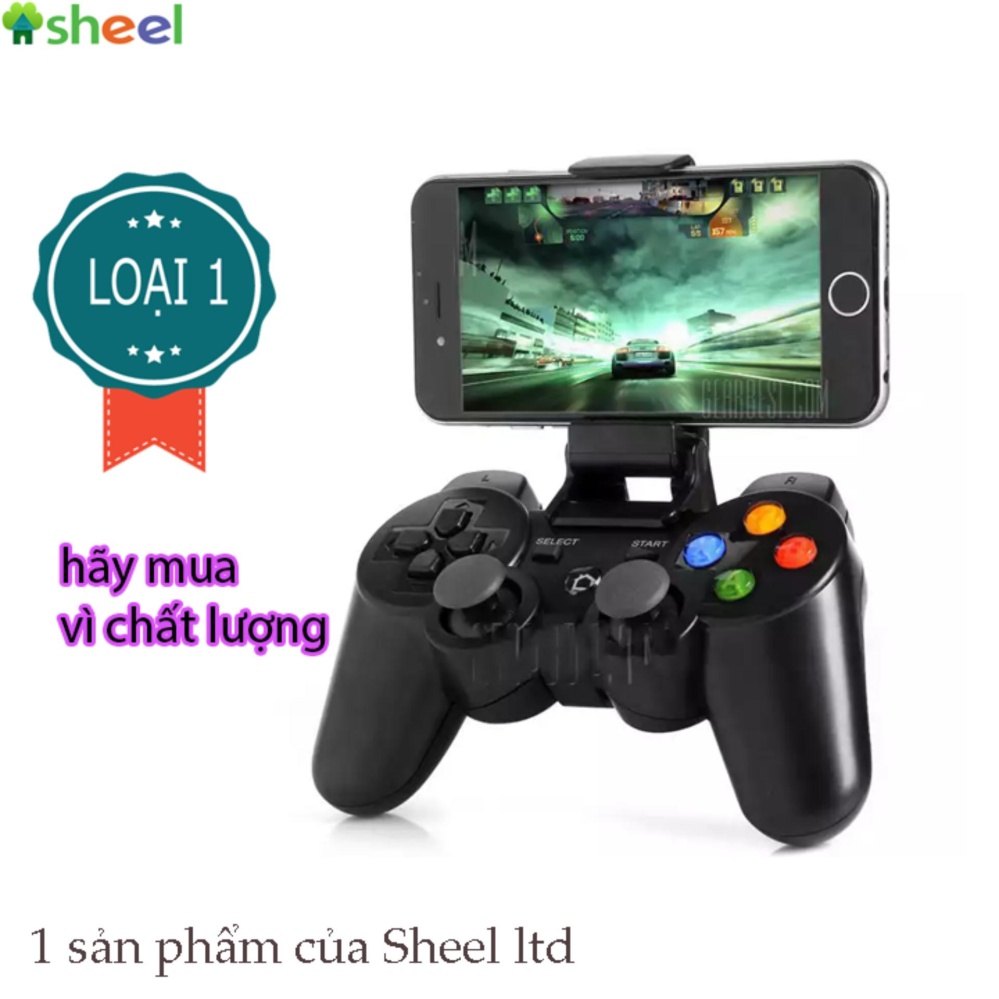 Tay cầm chơi game Bluetooth cho smart phone có rung SHEEL LOẠI 1