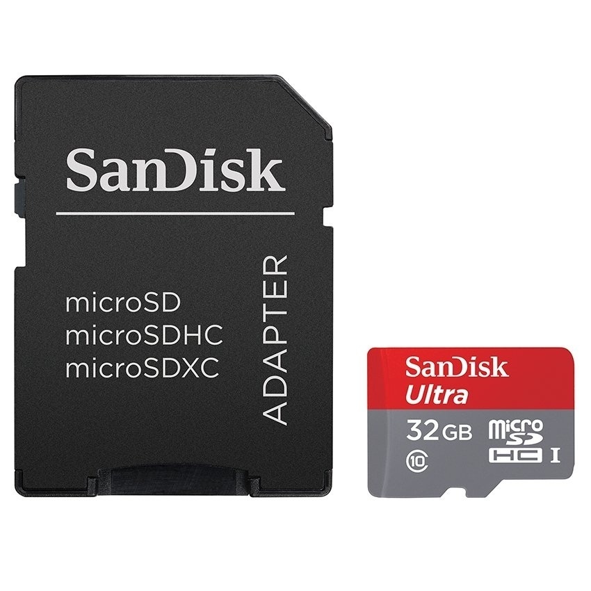 Thẻ nhớ SanDisk Micro SDHC 32GB (Đen) 80MB/s - Hãng Phân phối chínhthức