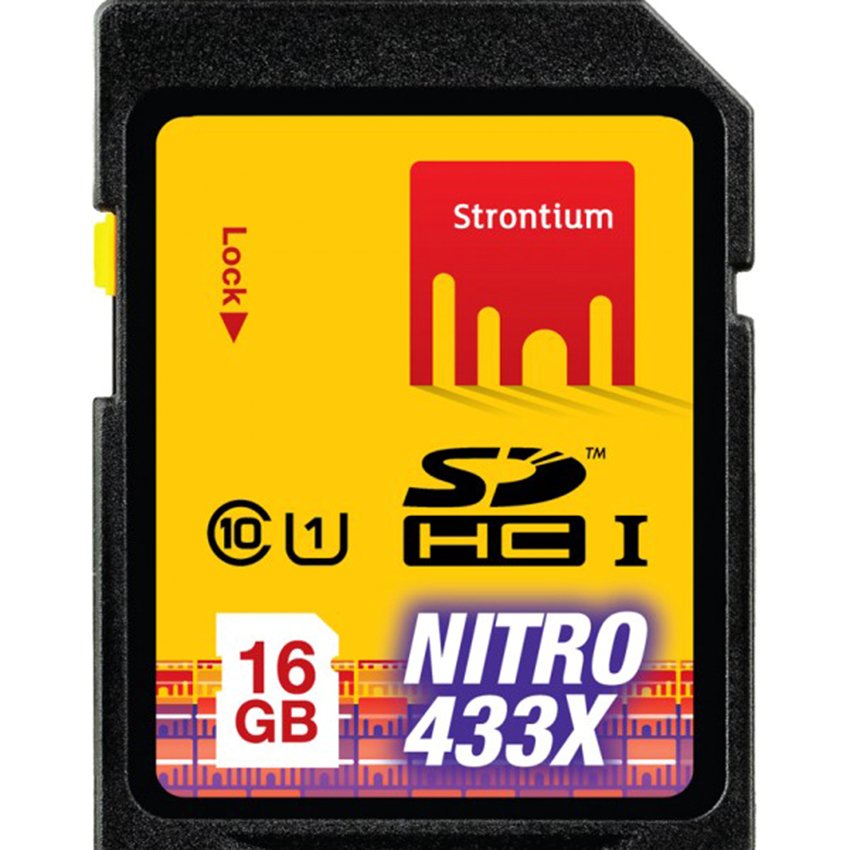 Thẻ nhớ SD Strontium Nitro 16GB (Đen)