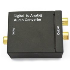Thiết bị chuyển đổi tín hiệu quang sang âm thanh Toslink Coaxial to Audio R/F Converter (Đen)