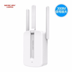 Thiết bị kích sóng Wifi Mercury Repeater MW310RE 3 Anten – Version 2017 (Trắng) cắm trực tiếp nguồn 220v tặng 1 đèn led