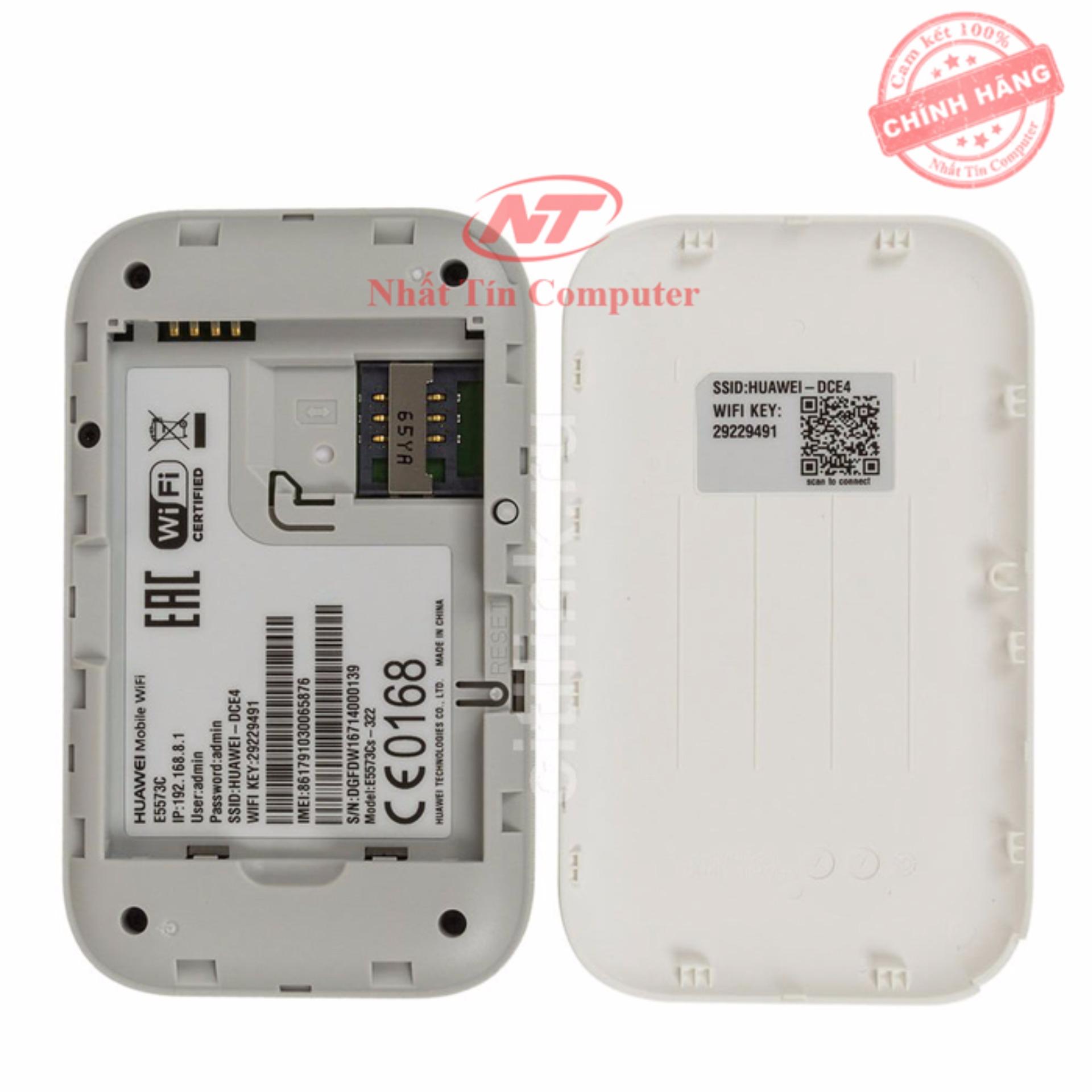 Thiết bị phát wifi từ sim 4G Huawei E5573Cs - phiên bản zong 4G tốc độ cao (trắng)
