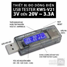 So Sánh Giá Thiết bị test pin sạc, củ sạc, đo dòng điện cho pin, check dung lượng pin KWS-V21  