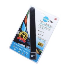 TOP Clear TV-Key HDTV FREE TV Digital Indoor Antenna Ditch Cable Black Portable – intl