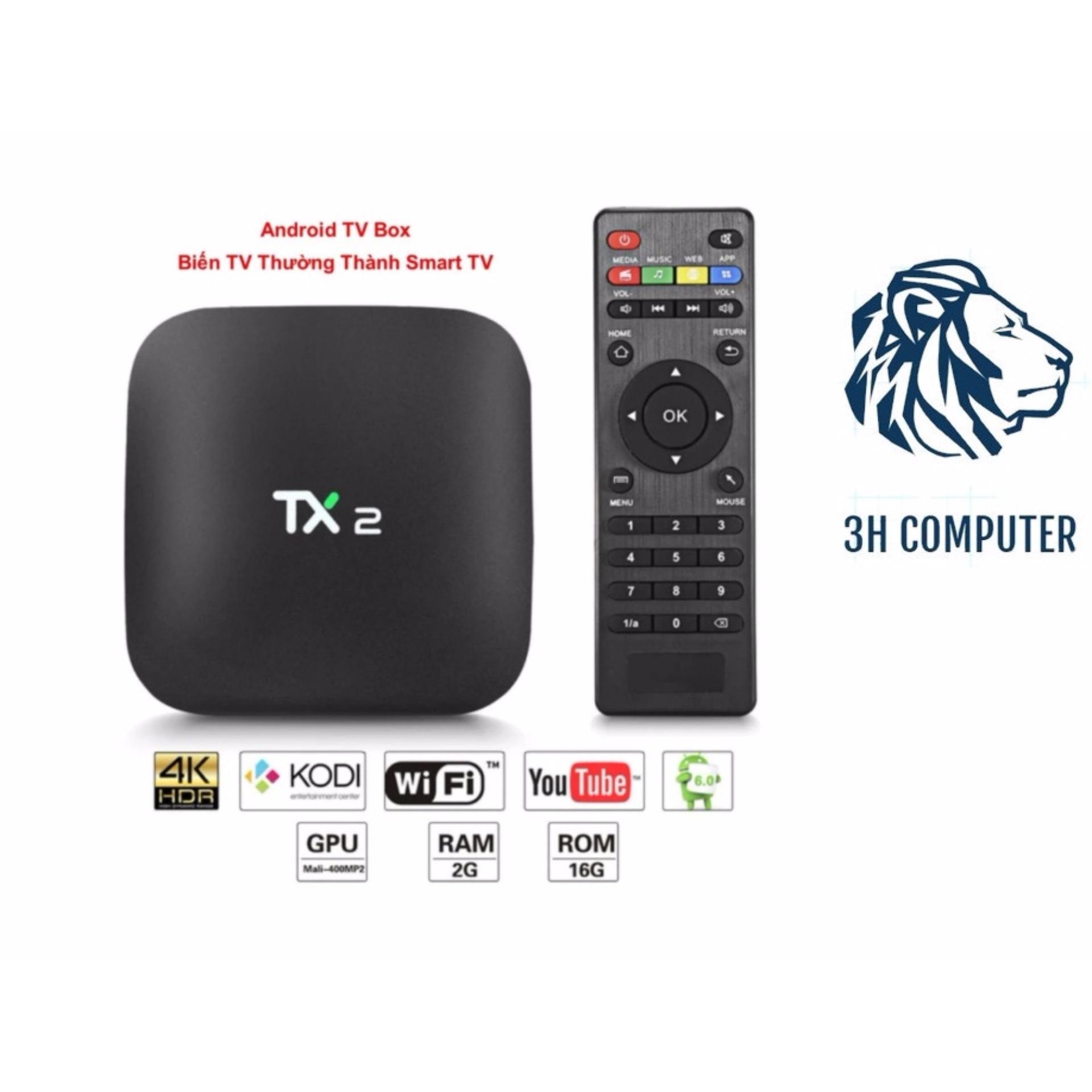 TV Android Box TX2 mini - Biến TV Thường Thành Smart TV