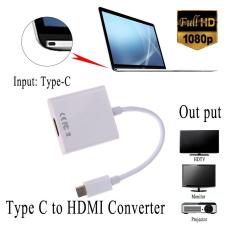 Type C USB 3.1 Male to HDMI Female Cable 1080P Adapter for Macbook Chromboo – intl