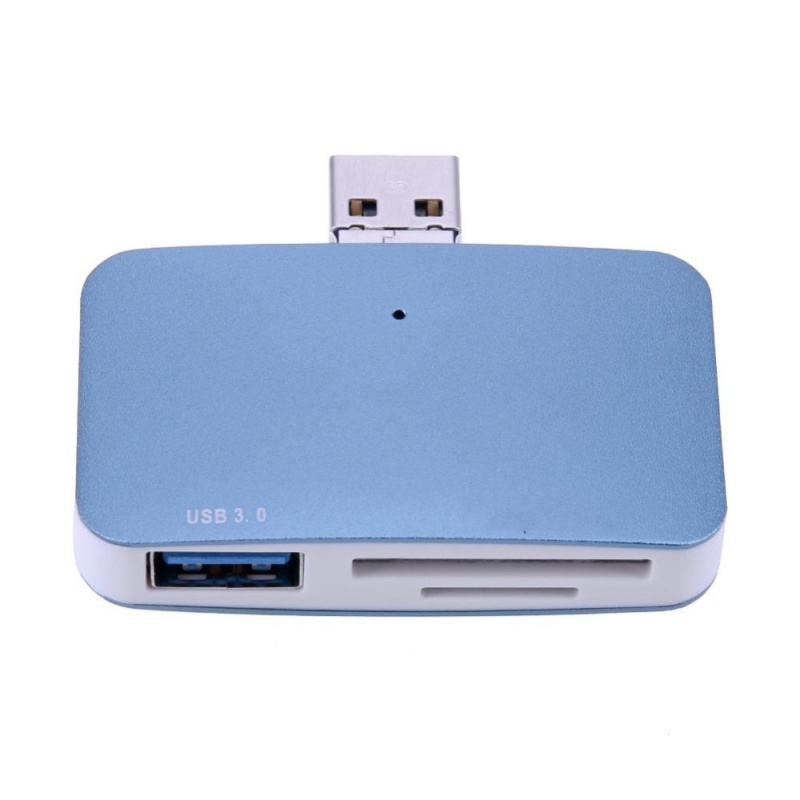 Bảng giá USB 3.0 HUB with SD/TF OTG Card Reader for PC Phone Laptop(Blue) - intl Phong Vũ
