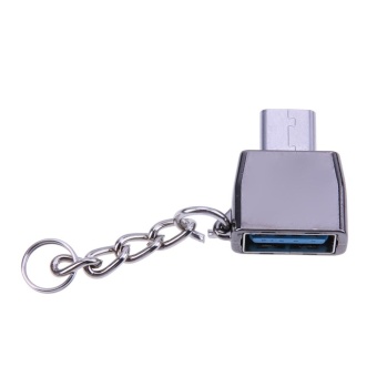 USB 3.1 Type-C Male to USB 3.0 Female Charger Converter Adapter(Black) - intl  